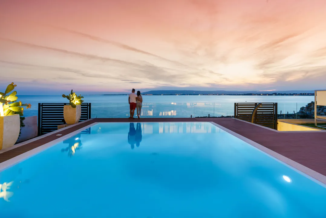 Villa de luxe en bord de mer avec piscine près de Syracuse