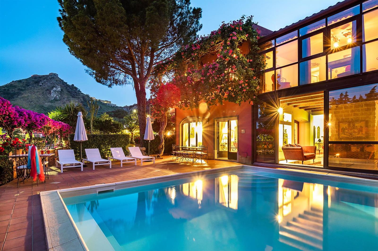 Villa de luxe avec piscine à Taormina 